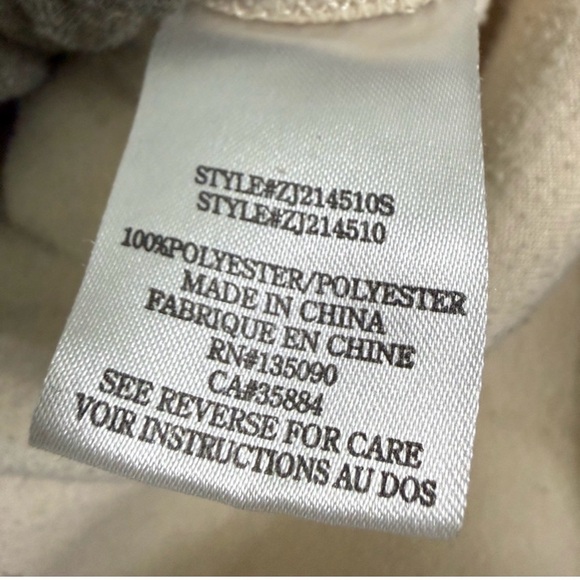 Z Supply Cannon Quilted Sherpa Jacket Dusty Olive Small Cozy Fleece Snap Front - Picture 7 of 8